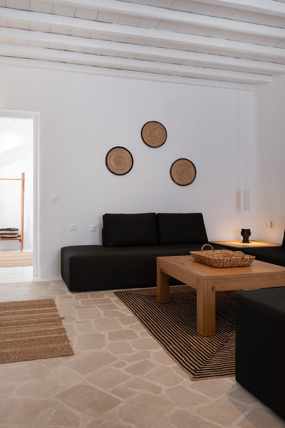 Mykonian Style W Shared Pool Houses & Nighttime Security Guard Ornos  Eksteriør billede