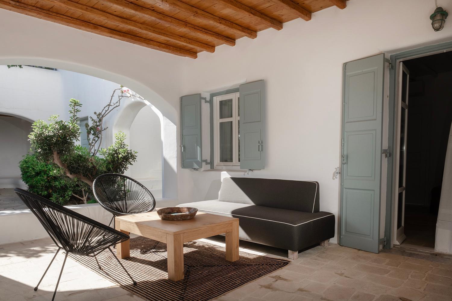 Mykonian Style W Shared Pool Houses & Nighttime Security Guard Ornos  Eksteriør billede