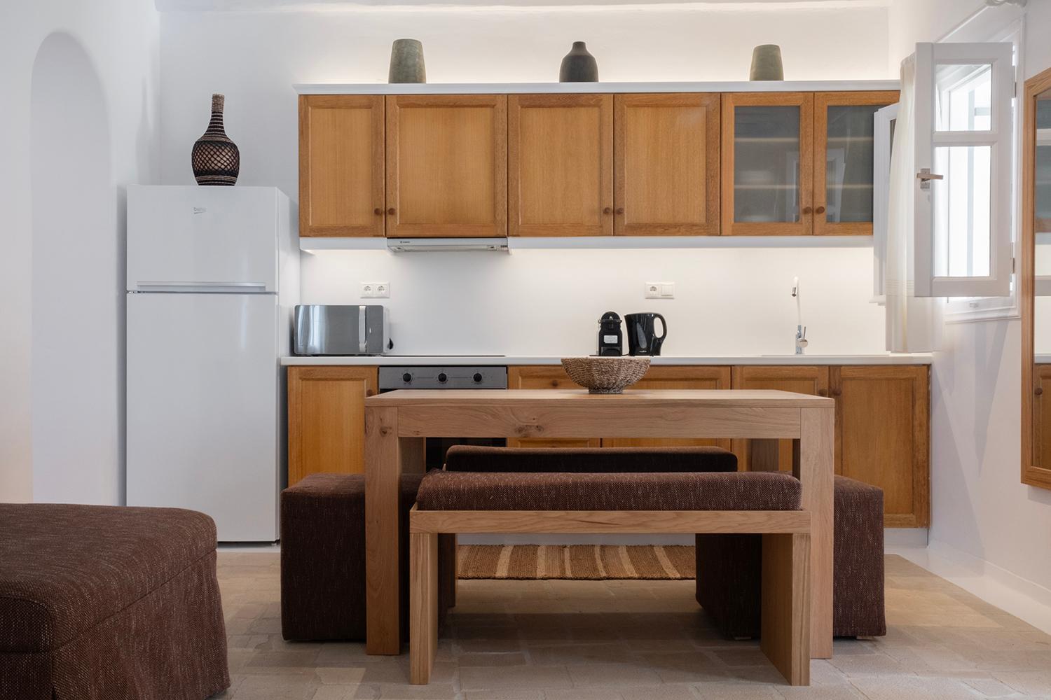 Mykonian Style W Shared Pool Houses & Nighttime Security Guard Ornos  Eksteriør billede