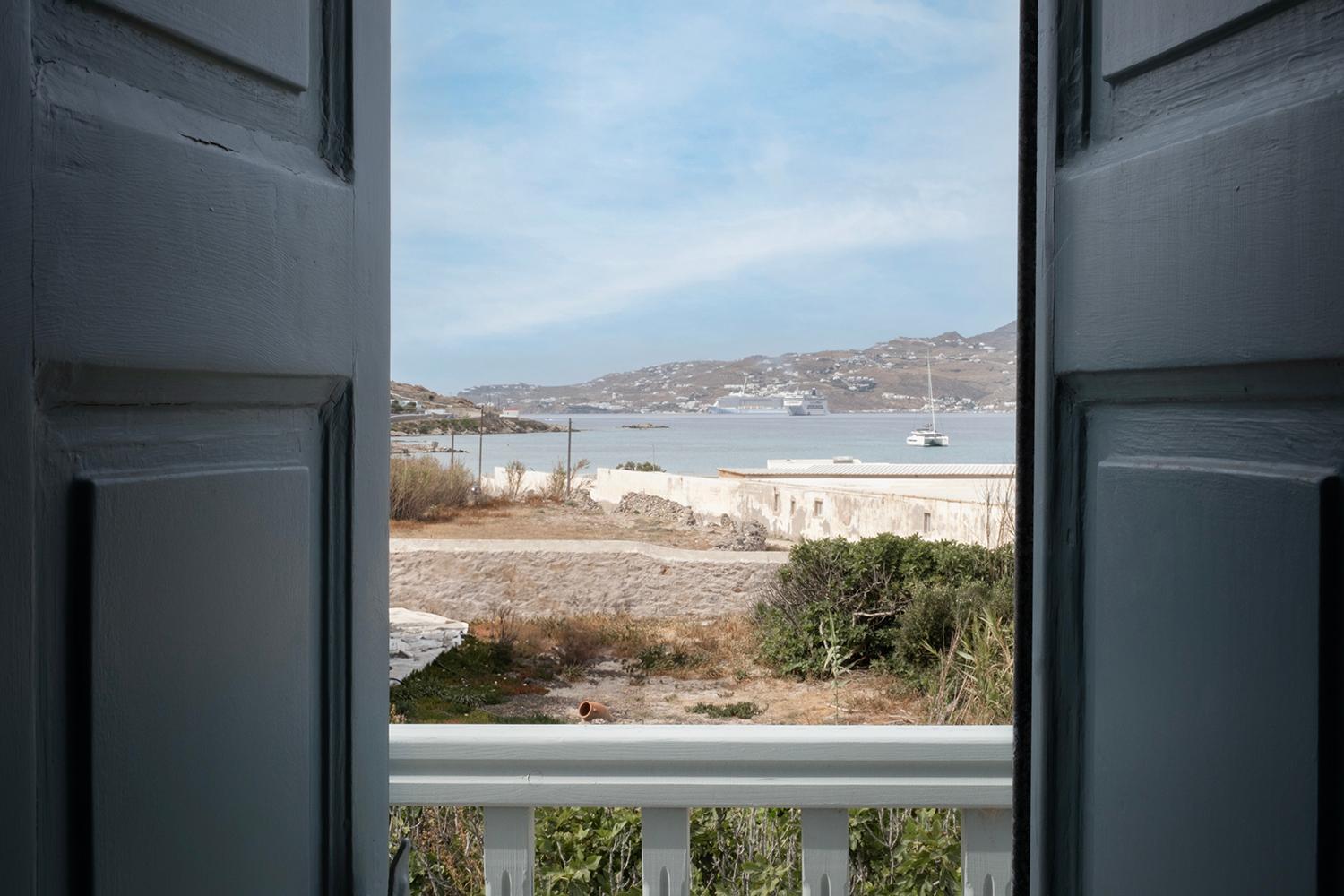 Mykonian Style W Shared Pool Houses & Nighttime Security Guard Ornos  Eksteriør billede